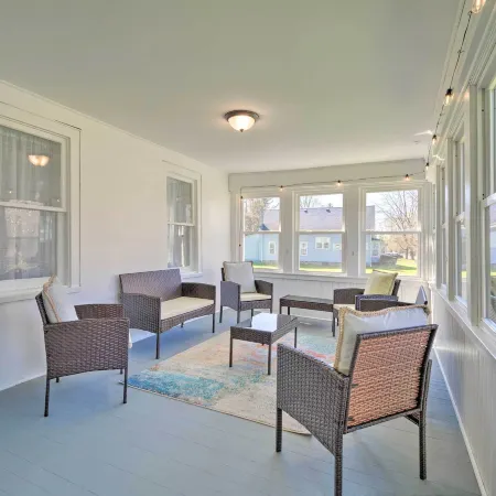 Walk to Beach! Sodus Point Escape w/ Private Yard
