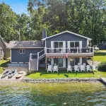 Blue Bungalow - Charming Lakefront Cottage in Canadian Lakes - Sleeps 8