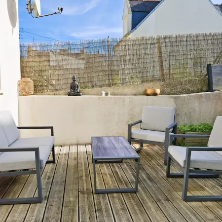 Chic and warm! Modern house near the beach Baie de Morgat