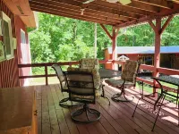 Rustic Red Cabin on Kerr Lake