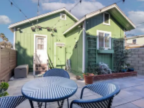 Across quiet street from sandy beach. Hotels in Sunset Beach