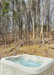 Stream Side Cabin surrounded by woods + Fire Pit