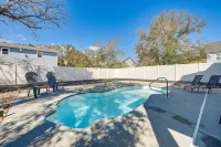 Oak Island Home w/ Pool: Walk to Long Beach! - Beach