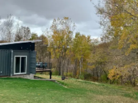 Quiet countryside shipping container home. Relax or enjoy outdoor recreation