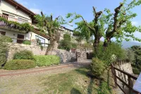 Two-room apartment in Residence with swimming pool and panoramic lake view in Sale Marasino