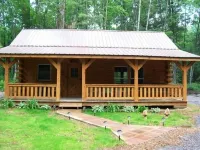 Private Amish Log Cabin Getaway Hotels in Jackson County