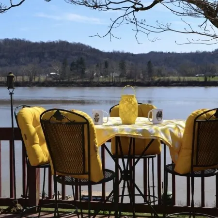 Gallipolis along the river. No cleaning fee and no Taxes.