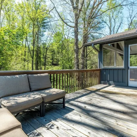 Cottage - 15 Min to Avl - Creek, Hot Tub, Fire Pit