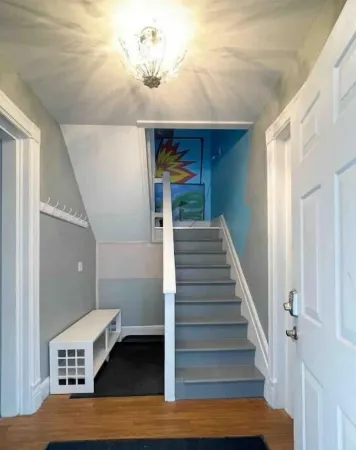 The Blue house at 19th