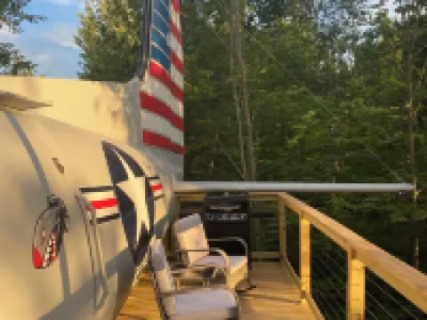 Stay in a Piece of History! 1941 WWII Douglas DC-3 Airliner Hotels in Langlade County