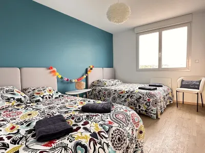 Magnifique Appartement Rénové vue Mer Hôtels à proximité de : Golf des Dunes