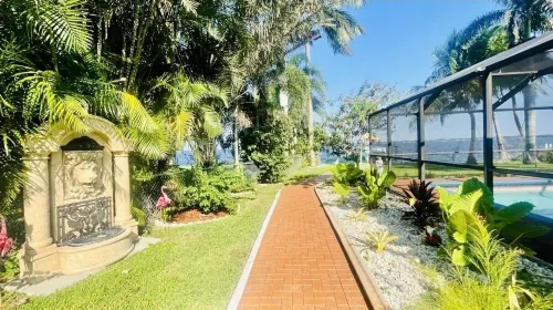 Waterfront House with Heated Pool, Jacuzzi & Private Dock