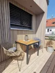 Beautiful apartment with balcony just a few minutes' walk from the lake - ห้องครัว