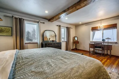 The Red Barn Retreat, a reclaimed  grain barn centrally located in Kalispell MT Hotels near Glacier Park International Airport