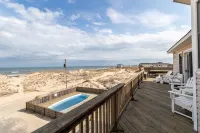 Salted Dunes OBX,  Beach front, Wild Horses, Pool, Hot Tub, 4x4 Beach, 7 Bedroom Hotels in Fruitville