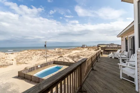 Salted Dunes OBX,  Beach front, Wild Horses, Pool, Hot Tub, 4x4 Beach, 7 Bedroom