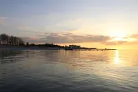 Beautiful apartment directly on the beach Living room and terrace with panoramic sea view Hotels in Heiligenhafen