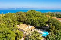 Villa Nionios Large Private Pool Walk to Beach Sea Views A C Wifi - 1033