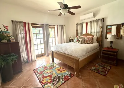 Beautiful 5 bedroom beachfront villa with private pool just 2.5 miles from town