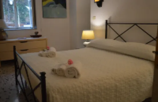 Mondello Beach just 90 meters from the sea. Apartment in a Liberty style villa