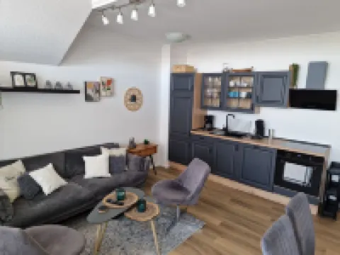 Holiday apartment directly on the beach of the North Sea and still central in Bensersiel