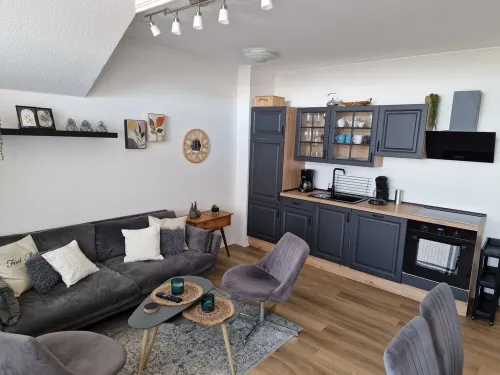 Holiday apartment directly on the beach of the North Sea and still central in Bensersiel Hotels in Esens