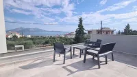 Moderne Villa mit Meerblick Große Terrasse Großer Balkon Neubau 500m vom Strand