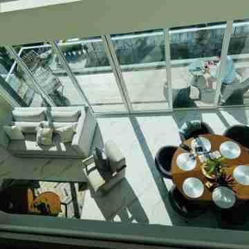 Stunning 3BR Penthouse with Private Yacht Access & 8 Person Jacuzzi Dining/Meeting Rooms