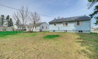 Walk to Beach: Lake-view Home in Alpena!