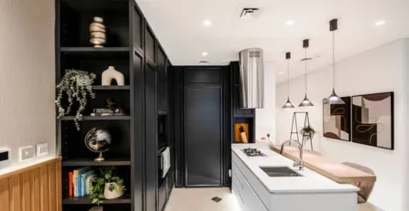 Chic studio  apartment with AC, fitness room in wonderful Sohba Hartland Dubai Отели рядом с достопримечательностью «Desert Palm Polo Club»