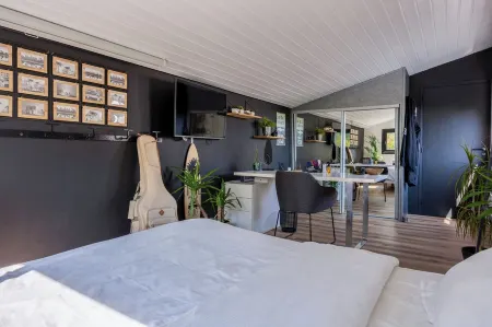 Contemporary house 180 M2 with swimming pool and jacuzzi tropical atmosphere