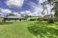 Spacious Backyard Retreat with Fire Pit - Charming Family Getaway