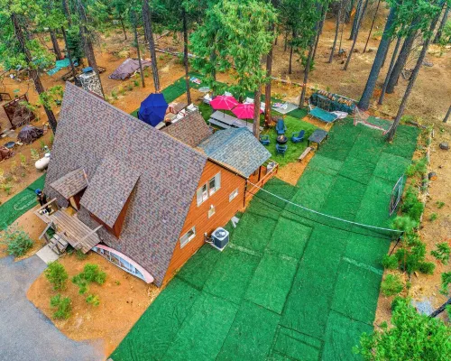 Blue Lake Springs A-Frame Of Mind Cabin in Arnold アーノルドのホテル