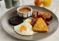 The Boot at Melbourne - breakfast