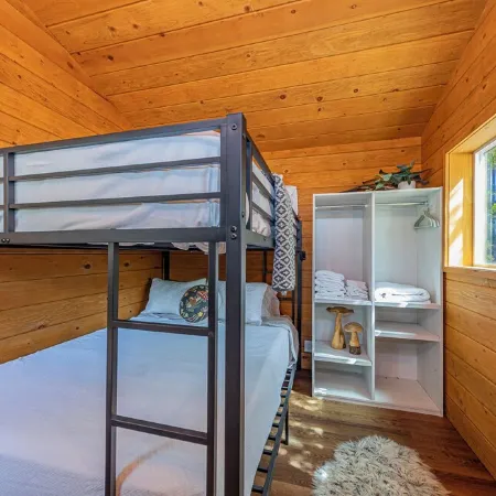 Lakefront Cabin with Stargazing Dome, Private Beach & Dock, Prime Location