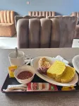 The Army at Villandro - breakfast