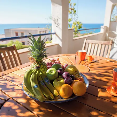 Sea Front Apartment 5 Beds with Balcony 250 Meters from the Beach