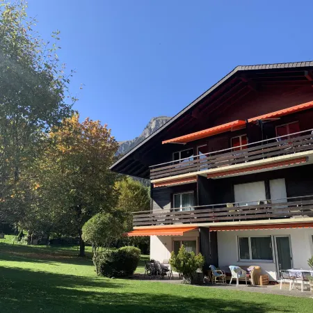 Ferienwohnung Waldrand EG Отели в г. Ленк