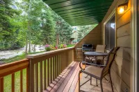 Cozy Creekside Condo (ground level, end unit)
