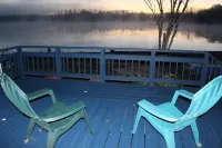 Lakefront cottage with deck and firepit. Pets are welcome!
