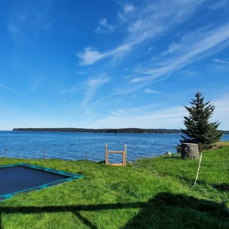 Ocean view modern guest suite with private beach access