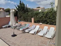 Large villa with private pool 50 meters from the beach