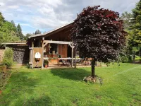 lovingly furnished cottage with terrace in the countryside