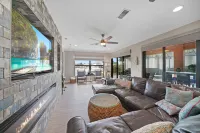 Beautiful Gulf Access Home Amazing Pool Sunsets
