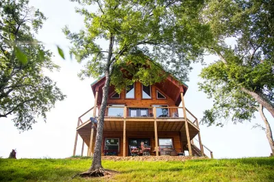 Cabin on Water!!GORGEOUS! Best property on the Caddo River In Glenwood Arkansas!
