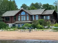 Leech Lake - Beach campfire sunsets and Prime Fishing and Swimming Getaway