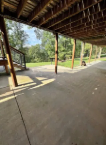 Real Log Cabin with Seasonal Pool and Hot Tub near Blue Springs Ranch
