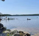 Enjoy all seasons on Pleasant River Lake - Beach