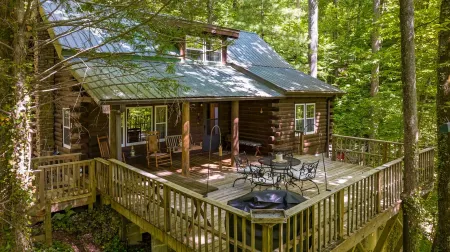 Little Log Cabin in the Woods