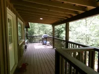 Private retreat at the waters edge of one of NE Ga premier trout streams.